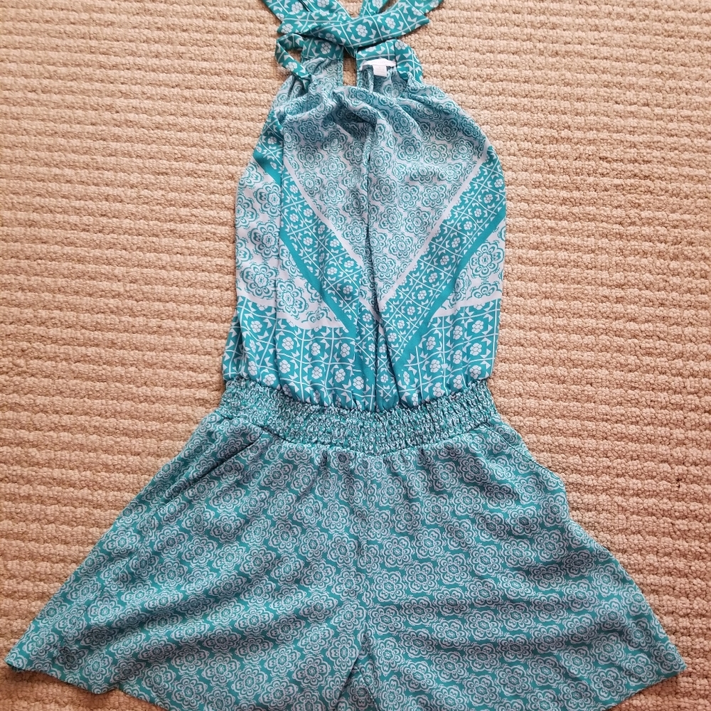 NY and Co green romper